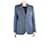 Saint Laurent Blue single-breasted denim blazer - size UK 14 Cotton  ref.1318122