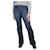 J Brand Jeans a zampa blu scuro - taglia UK 14 Lyocell  ref.1318129