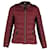 Burberry Brit Quilted Jacket in Burgundy Polyester Dark red  ref.1318250