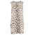Dolce & Gabbana Vestido bainha sem mangas em cetim de seda bege  ref.1318252