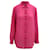 Camisa transparente de botão Acne Studios em poliéster rosa  ref.1318253