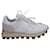 TOD'S 1Sneakers T Platform in Pelle Bianca Bianco Vitello simile a un vitello  ref.1318255