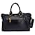 Prada Vitello Shine Handle Bag aus schwarzem Leder Kalbähnliches Kalb  ref.1318271