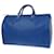 Louis Vuitton Speedy 35 Azul Couro  ref.1318336