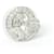 Anel Christian Dior Bague D TDD50 em prata com diamantes fantasia, tamanho US5.75. Metal  ref.1318357