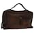 Berluti formula 1002 Clutch Bag Leather Brown Auth bs12478  ref.1318408