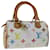 LOUIS VUITTON Mini borsa a mano Speedy multicolore con monogramma Bianco M92645 auth 68907UN  ref.1318411
