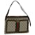 GUCCI GG Supreme Web Sherry Line Sac à bandoulière Beige Rouge Vert Auth ep3747  ref.1318438