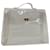 Hermès HERMES Vinyl Kelly Hand Bag Vinyl Clear Auth 69326  ref.1318468