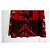 Falda midi de terciopelo Kenzo Negro Rosa Roja - vista 4