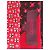 Falda midi de terciopelo Kenzo Negro Rosa Roja - vista 6