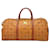 Mala de viagem vintage MCM Boston Bag 55 em couro marrom conhaque com estampa do logo.  ref.1318570