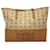 MCM Shopper Bag Tote Handbag Ivory Light Brown Logo Print  ref.1318573