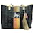 MCM Visetos Shopper Bag Black Lion Logo Print Handbag Medium  ref.1318582