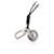 Louis Vuitton Damier Graphite Knot Rope Schlüsselanhänger M67224 Schwarz Leinwand  ref.1318761