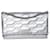 Balenciaga Bolso de hombro con monograma Silver Triplet BB - talla Plata Cuero  ref.1318787