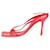 Bottega Veneta Red leather sandal heels - size EU 38.5  ref.1318793