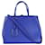 Fendi Royal blue 2Jours top handle bag Leather  ref.1318807
