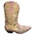 Autre Marque Boots Pink Beige Leather Python  ref.1318811