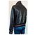 Gucci Bomber in Pelle Nero con Strisce Verdi e Rosse - vista 5