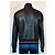 Gucci Bomber in Pelle Nero con Strisce Verdi e Rosse - vista 6