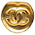Spilla CC in oro Chanel D'oro Metallo Placcato in oro  ref.1318857