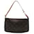 Louis Vuitton Brown Monogram Pochette Accessoires Leather Cloth  ref.1318861