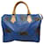 Louis Vuitton Blue x Yayoi Kusama Monogram Town Speedy 30 Brown Leather Cloth  ref.1318867