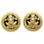 Chanel CC Frog Clip On Earrings Metal  ref.1318923