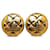 Chanel Boucles d'oreilles à clips matelassées CC Métal  ref.1318936
