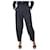 Autre Marque Pantalon plissé noir - taille UK 12 Polyester  ref.1318965