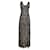 Chanel Vestido Maxi de Seda com Logotipo CC 13K Multicor  ref.1319018