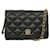 GIVENCHY Quilted Chain Shoulder Bag Leather Black Auth am5981  ref.1319071