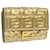 FENDI Zucca Canvas Mamma Wallet Gold Auth 68984 Golden  ref.1319072