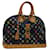 LOUIS VUITTON Monogram Multicolor Alma GM Hand Bag Black M40442 LV Auth 69601A  ref.1319093