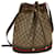 GUCCI GG Supreme Web Sherry Line Shoulder Bag PVC Beige Red 40 02 085 auth 69331  ref.1319098
