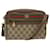 GUCCI GG Supreme Web Sherry Line Shoulder Bag PVC Beige Red 001 115 auth 69247  ref.1319100
