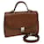 Autre Marque Burberrys Hand Bag Leather 2way Brown Auth ep3800  ref.1319136