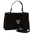VALENTINO Shoulder Bag Leather 2way Brown Black Auth bs12842  ref.1319145