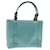 Christian Dior Maris Pearl Hand Bag Enamel Light Blue Auth bs12733  ref.1319152