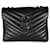 Saint Laurent Black Chevron Calfskin Medium Loulou Leather  ref.1319270