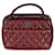 Chanel Burgundy Quilted Lambskin Medium Trendy CC Bowling Bag Red Leather  ref.1319276
