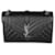 Saint Laurent Black Grain De Poudre Triquilt Medium Envelope Shoulder Bag Leather  ref.1319293