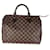 Louis Vuitton Damier Ebene Canvas Speedy 30 Brown Cloth  ref.1319313