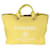 Chanel Yellow Mixed Fibers Medium Deauville Tote Cloth  ref.1319326