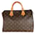 Louis Vuitton Monogram Canvas Speedy 30 Brown Cloth  ref.1319343
