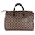 Louis Vuitton Damier Ebene Canvas Speedy 35 Brown Cloth  ref.1319354