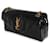 Saint Laurent – Mittelgroße Calypso-Tasche aus schwarzem Lackleder mit Kette   ref.1319369