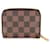Louis Vuitton Damier Ebene Canvas Zippy Coin Purse Brown Cloth  ref.1319377