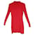 Agnès b. Agnès B dress size 36 Red Wool  ref.1319383